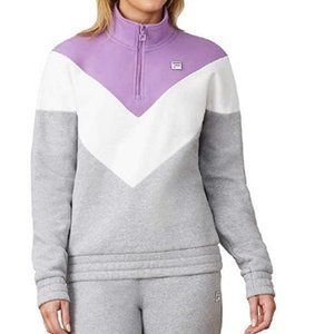 NWT Fila Women's 1/4 Zip Pullover Sweatshirt M